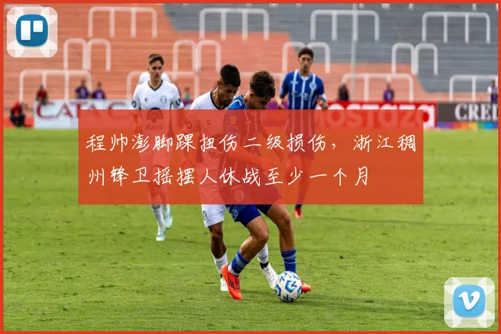 程帅澎脚踝扭伤二级损伤,浙江稠州锋卫摇摆人休战至少一个月